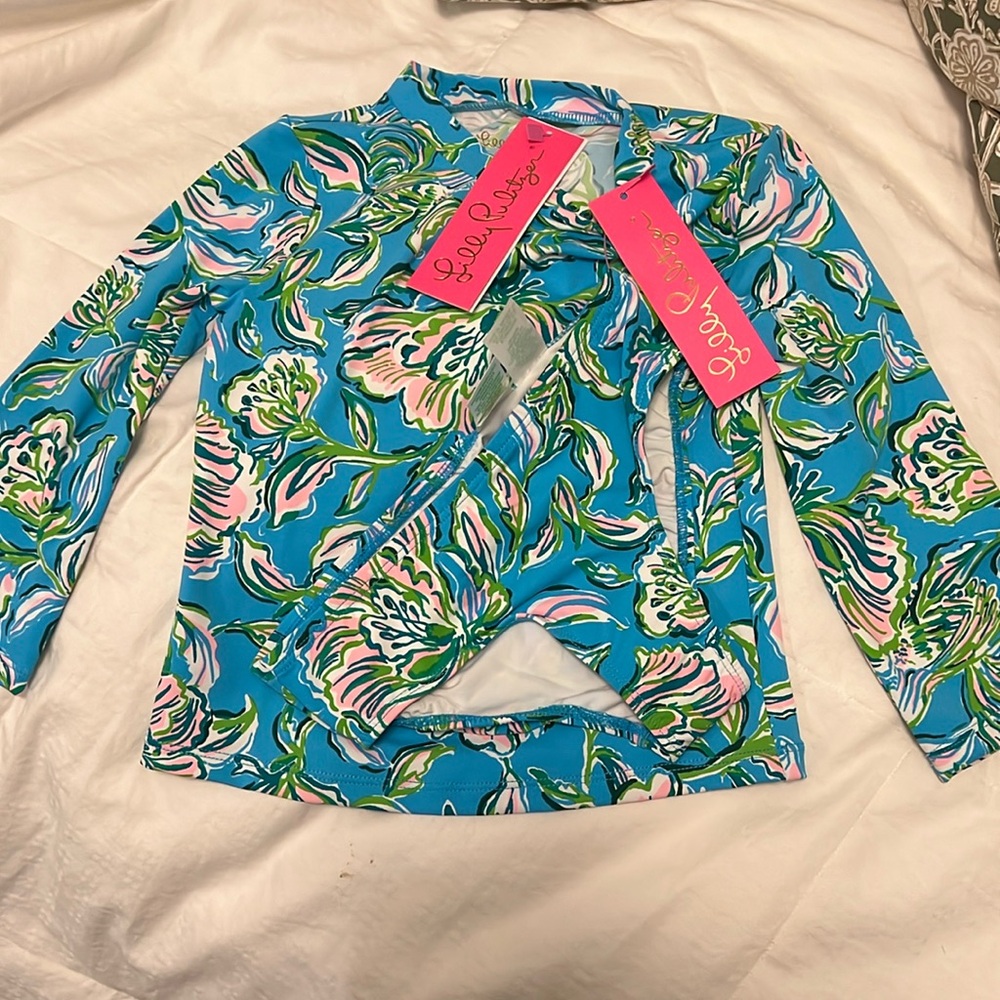 NWT- girls Lilly Pulitzer swim set size 6